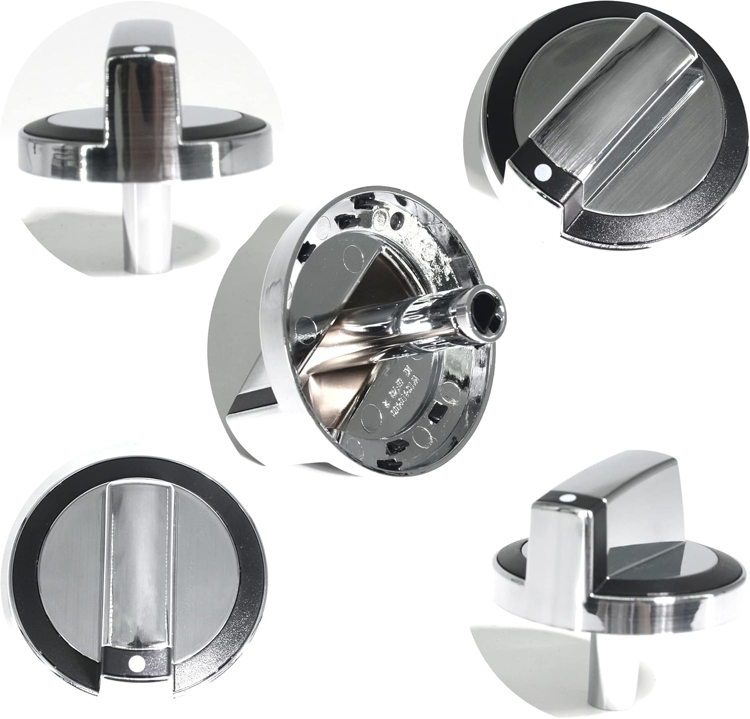W10284885 Stove Knob Gas Control Assembly Compatible with Whirlpool Range Oven Burner Accessories Replacements Part WPW10284885 AP6018699 PS11752001 (5PCS)