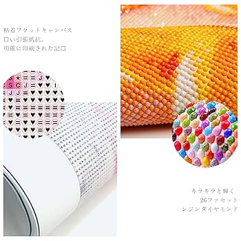 Amazon | ダイヤモンドペインティングキット ダイヤモンドアート