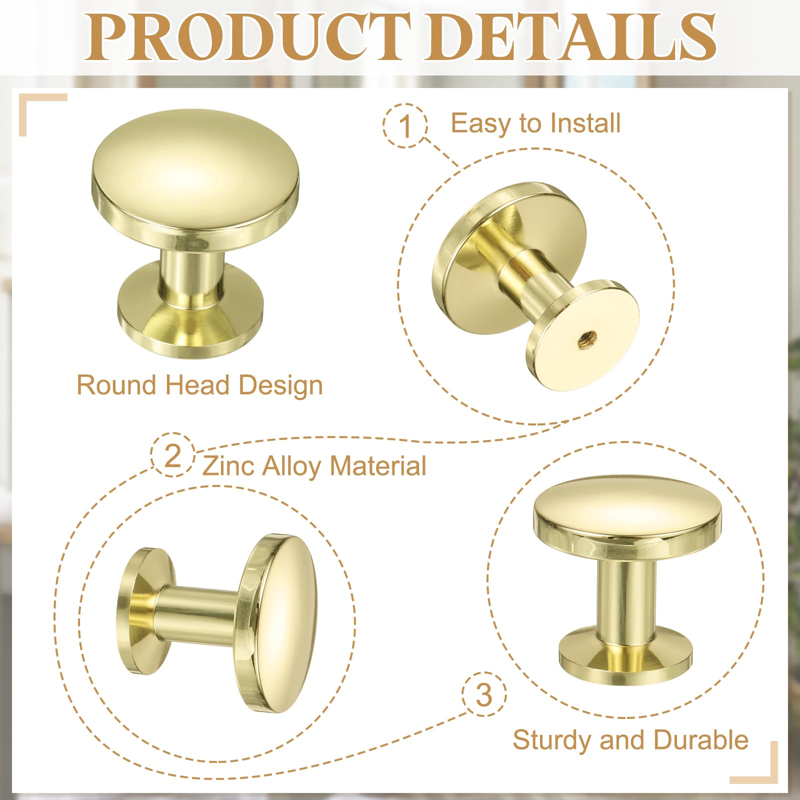 PATIKIL Cabinet Knobs - Image 3