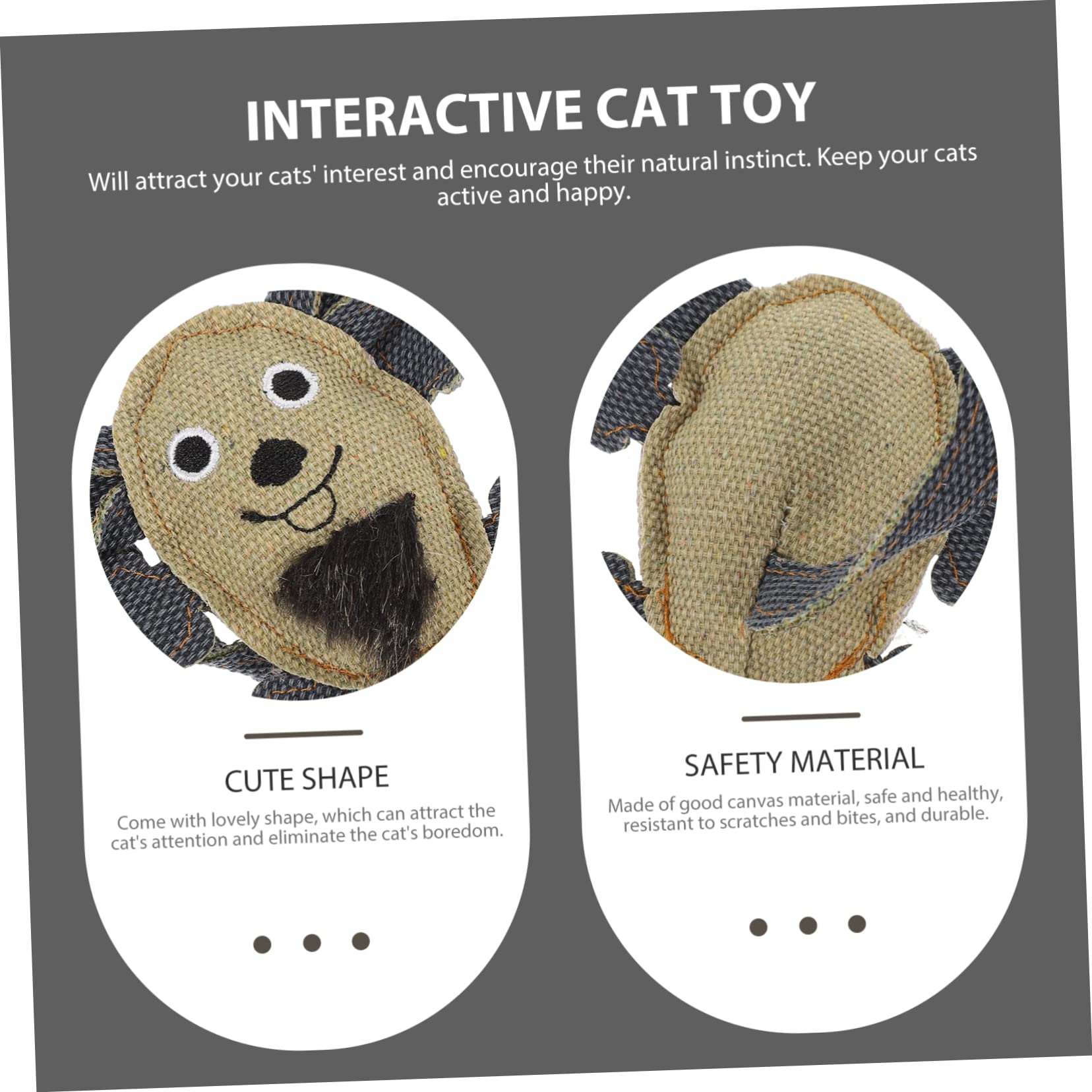 POPETPOP 15pièces Jouets pour Chats Toile De Souris Longues Et pour Chats Jouets Interactifs pour Éveiller Et Amuser Intérieur