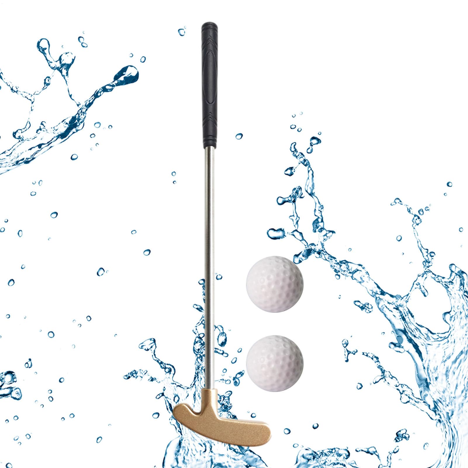 Ensemble de clubs de golf en alliage de zinc pour enfants clubs de mini golf adultes hommes – Deux voies droitier/gaucher intérieur/extérieur Mini Club Ensemble tige stable