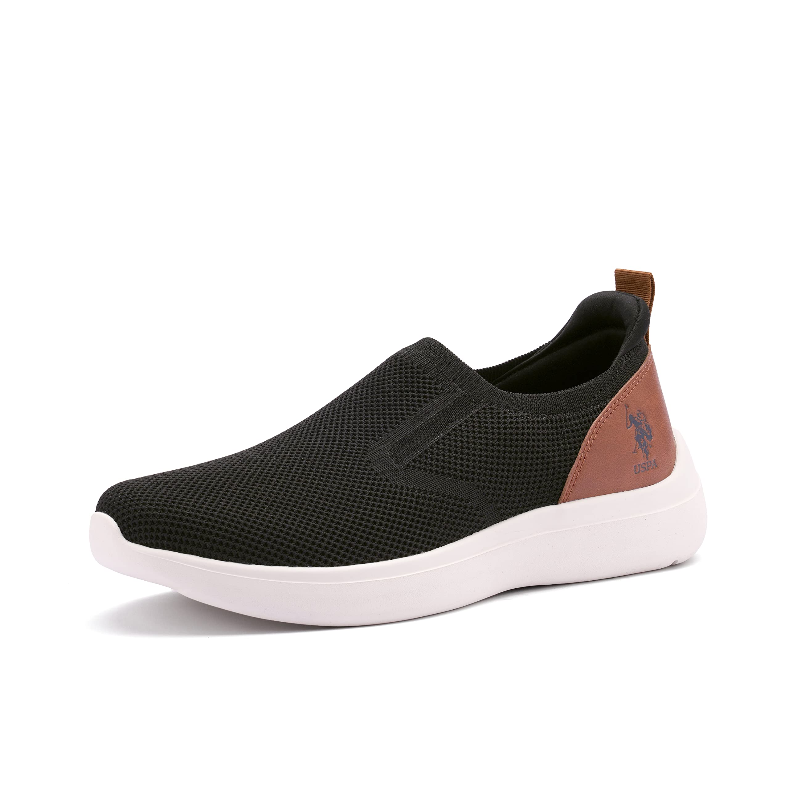 U.S. Polo Assn. TENORE Mens Black Slip On Sneakers-(UK/11) (US/12) (2FD23029Z01) (B0C5G7K1GV) Amazon Price History, Amazon Price Tracker