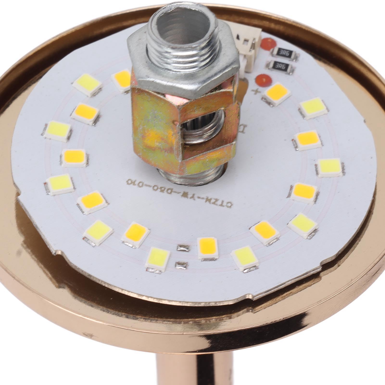 Fockety Lampada da Tavolo in di Struzzo, 30 Piume di Struzzo, 3 Colori Dimmerabili, Senza Fili, Ricaricabili Tramite USB, con Controllo Tattile, Luce Notturna, Lampada da Comodino (Colore