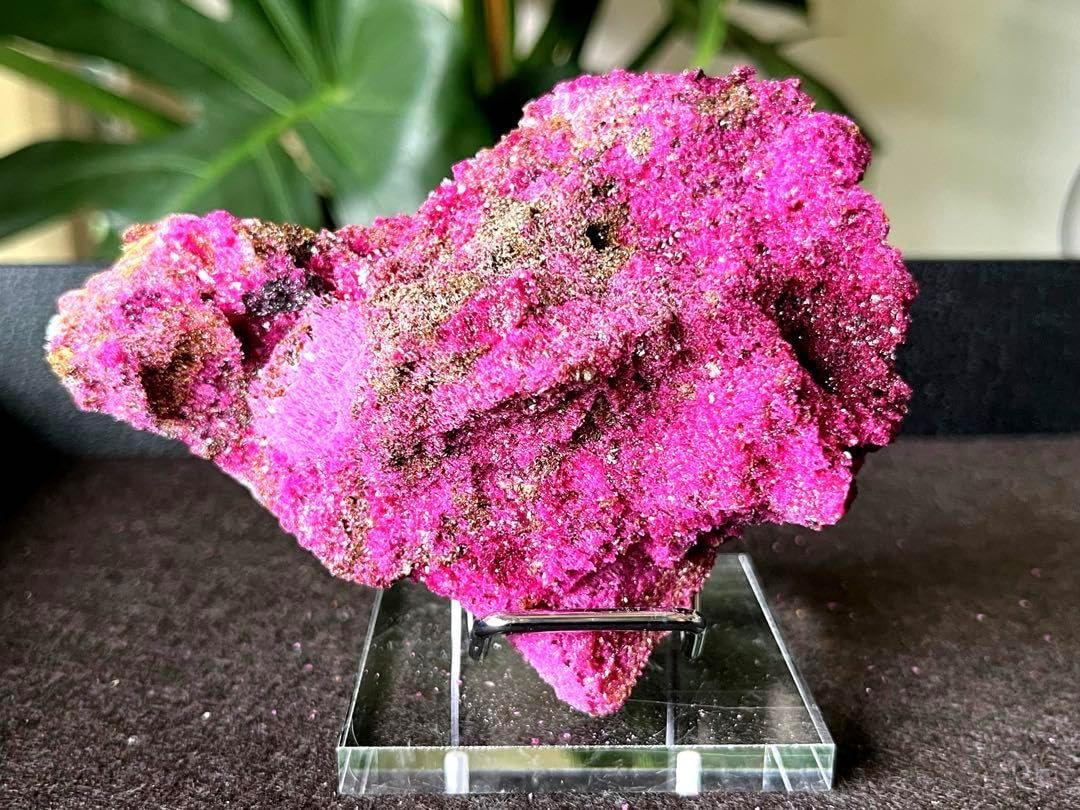 天然ピンクアラゴナイト原石 鉱物標本 レア！ 天然ピンクアラゴナイト