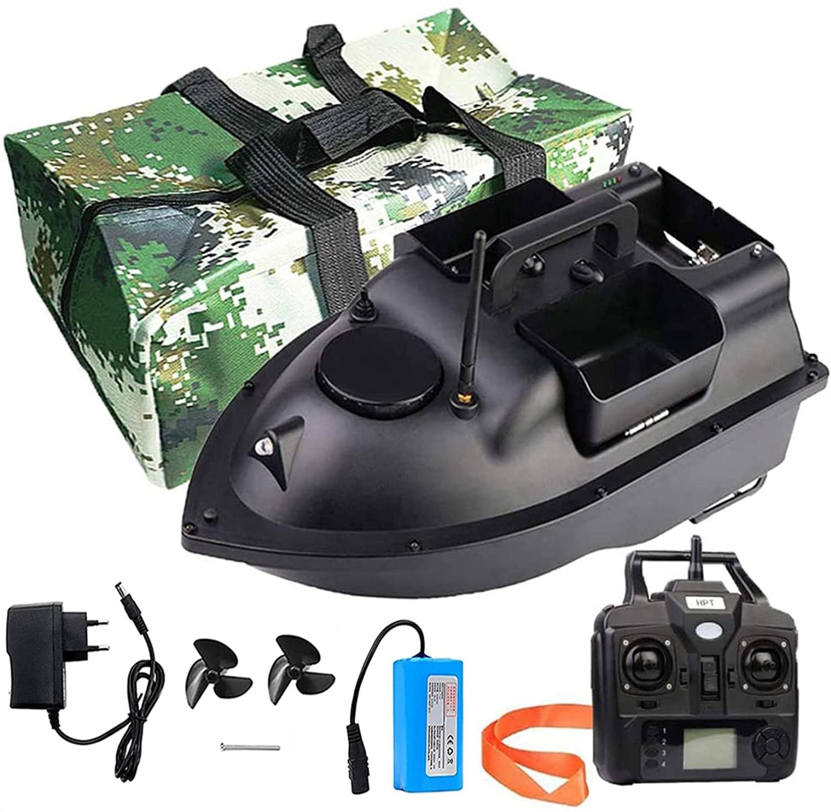 Barca Esca GPS 500m Distanza RC Remoto Control Fischka BaitBoot Posizionamento GPS Cruise Automatica Una Chiave per Ogni Barca a Esca da Punto