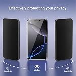 Ailun 3Pack Privacy Screen Protector for iPhone 16 Pro Max [6.9 inch]+3Pack Camera Lens Protector,Dynamic Island Compatible,Anti Spy Tempered Glass[9H Hardness]-HD