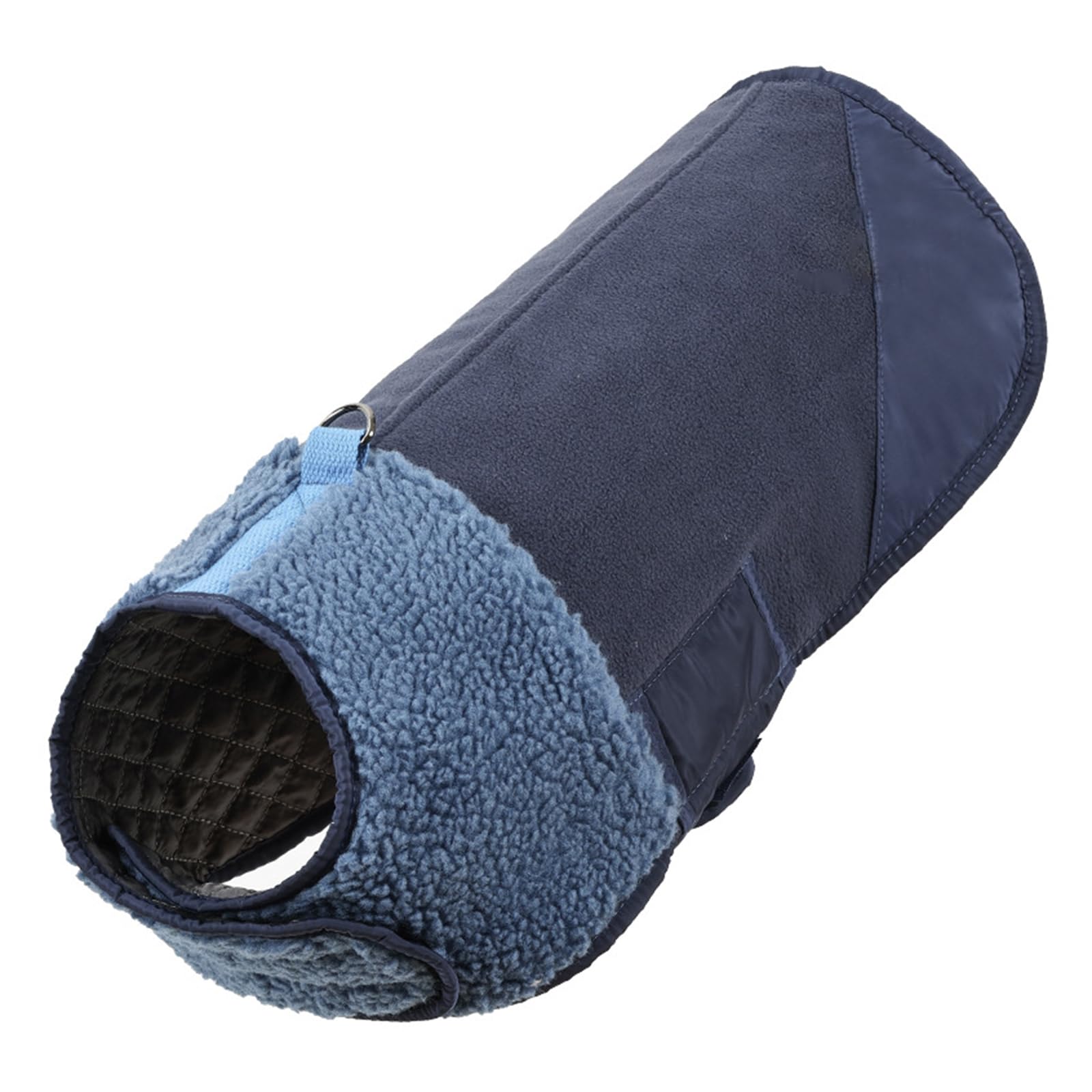 Gilet en fourrure unie pour chiens de petite et grande taille – Vêtements doux de couleur unie – Manteaux épais – Pull d'hiver
