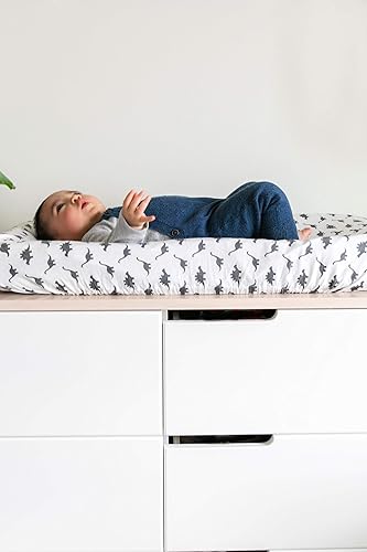 Miniatura 4 de Copper Pearl Funda de punto para cambiador de pañales de alta calidad, suave, elegante y universal para todos los cambiadores de pañales estándar,