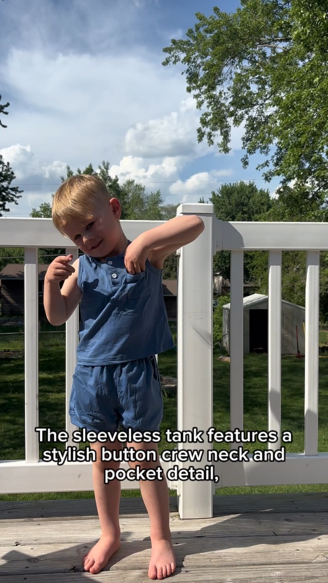Toddler boy summer outfit