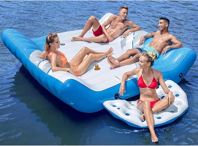 Tobin Sports Pacific Lounge Island, 4 Person Inflatable