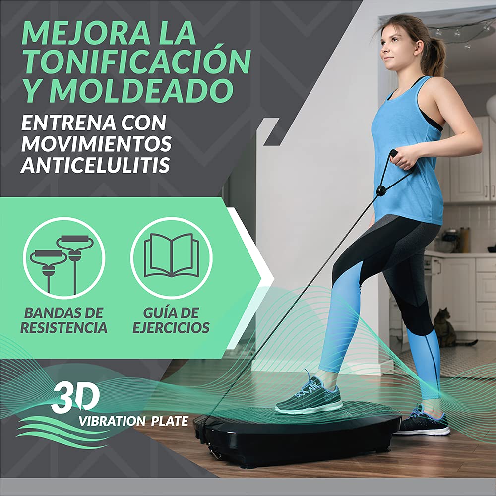 Plataforma Vibratoria 3D con Doble Motor Bluefin Fitness