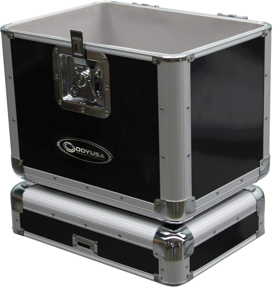 Amazon.com: KROM Series Black Stackable Record/Utility Case for 70