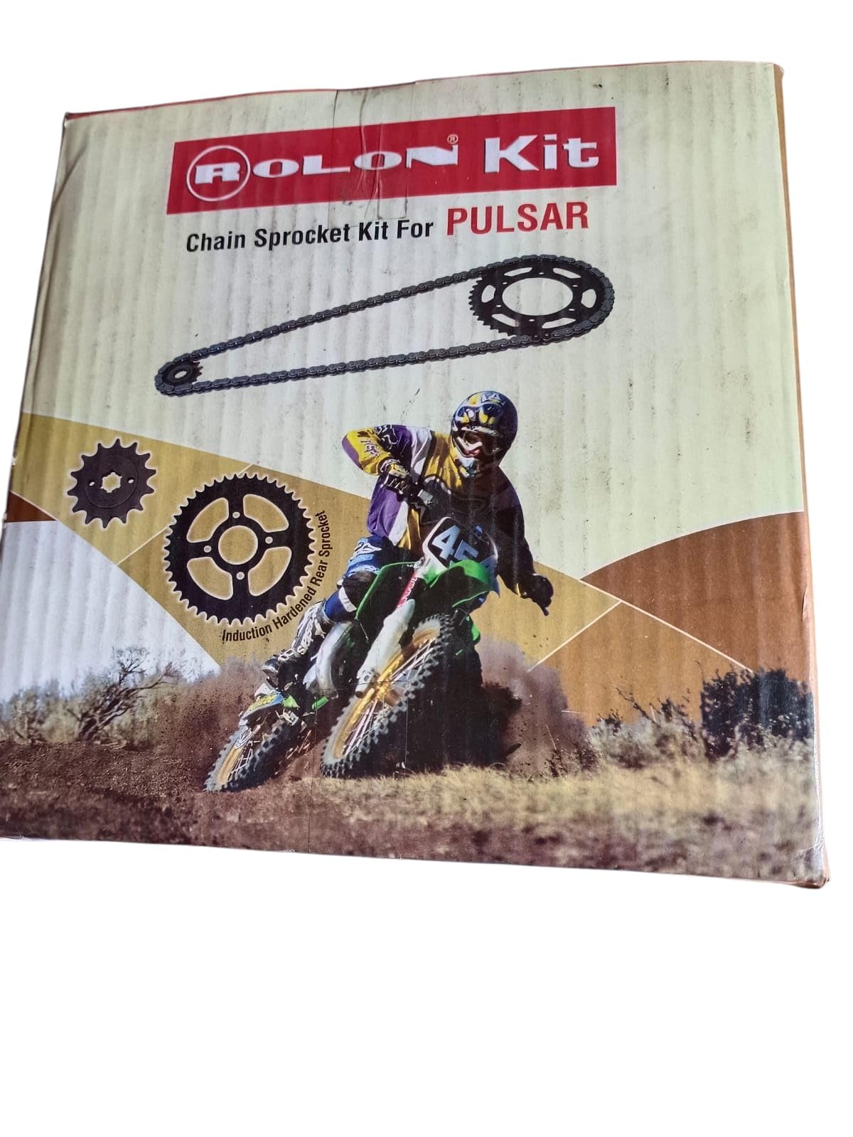 Premium Hardened Drive Chain with Tempered Sprockets for Pulsar NS 200, Pulsar AS 200-image-41