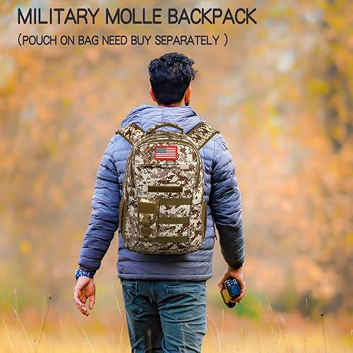Miniatura 5 de outdoor plus Mochila de camuflaje para niños, mochila militar para adolescentes con puerto USB, bolsa de libros del ejército para la escuela