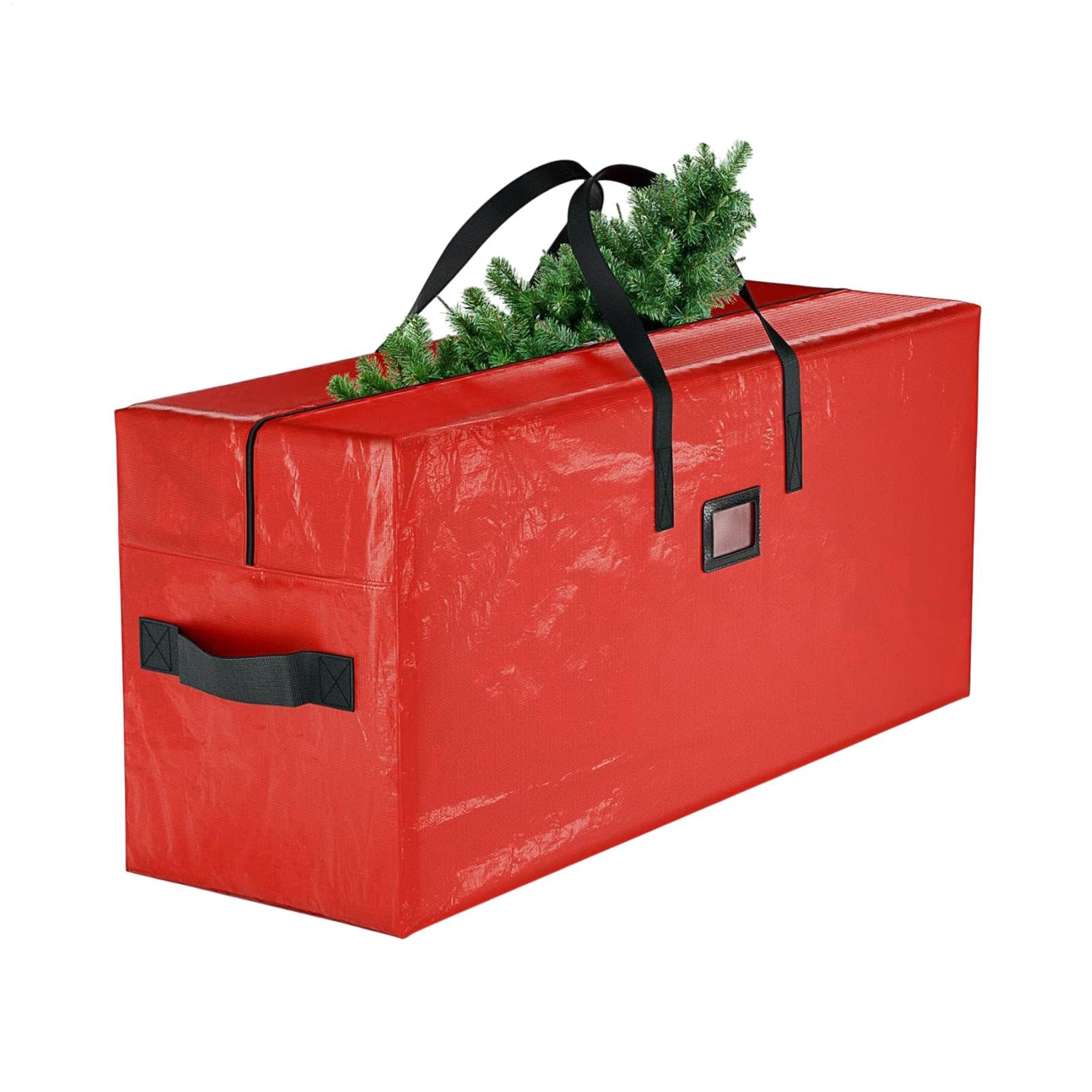 Artificial Christmas Tree Storage Bag, Waterproof Christmas Tree Storage Container with Zipper, Heavy-Duty Christmas Decoration Organizer with Reinforced Handles, Extra-Large Holiday Tree Storage