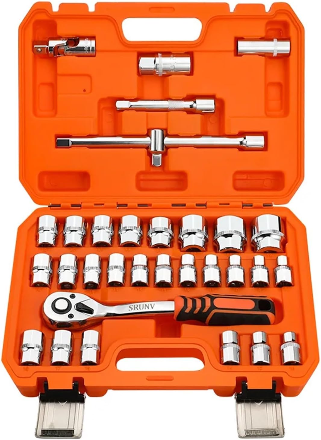 Compatible with 32-Piece Set of 1/2 Comprehensive Machine Repair Sleeve, Wrench, Tool Ratchet 72-Tooth Dafei Auto Se