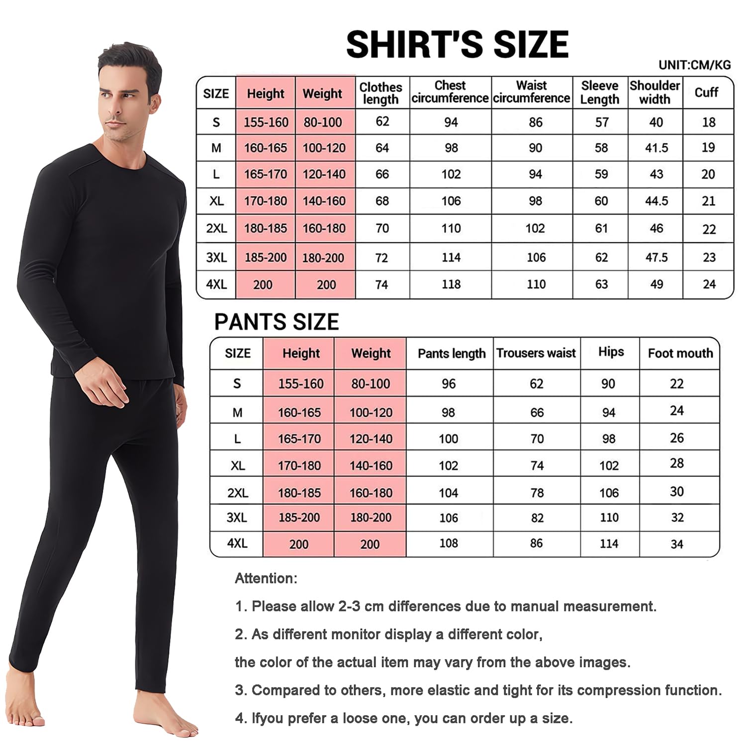 Conjunto Ropa Interior Térmica Calefactable, Ropa Interior Calefactable Hombre con 20 Zonas Calefactables, 5 Temperatura, Camisetas Termicas & Pantalon Termico para Moto Caza Esquí