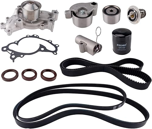Kit de bomba de agua con correa dentada de repuesto para 2004-2006 ES330RX330, 2002-2006 Camry V6 3.0L, 2002-2006 Highlander V6 3.0L, 2004-2008