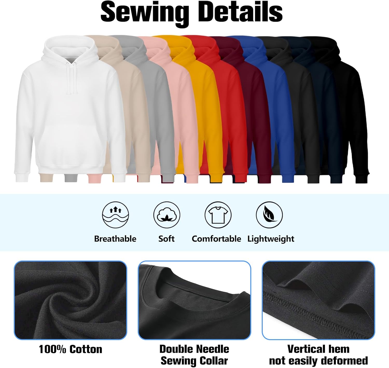 Custom Hoodie for Men Personalized Valentine’s Day Gifts Matching Sweatshirt Customized Design Your Own Hoodies - Image 4