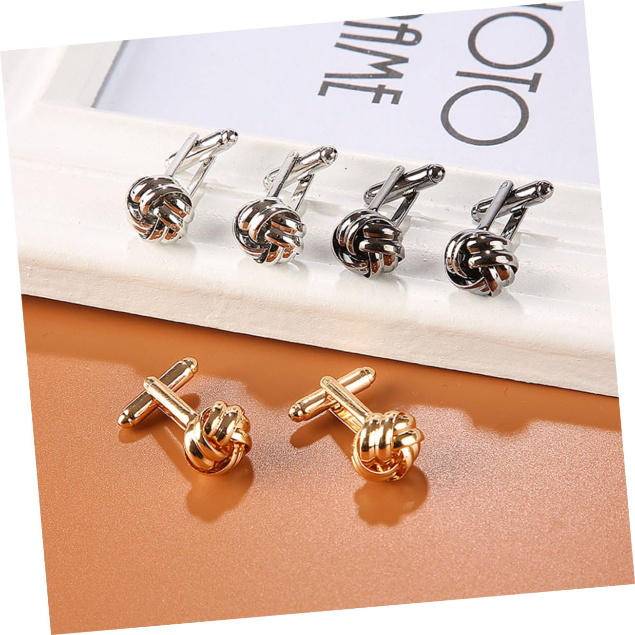 FOMIYES Gemelos Camisa Campo De Golf Brazalete Manga Accesorios De Traje De Hombre Hombres Accesorios Joyas Enlaces Accesorios De Traje De Los Hombres Aleación