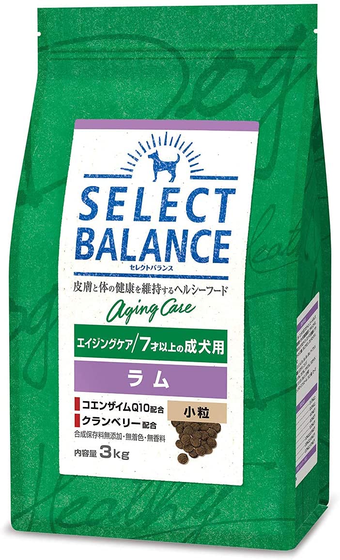 Amazon.co.jp: セレクトバランス シニア ラム小粒 3kg : ペット用品