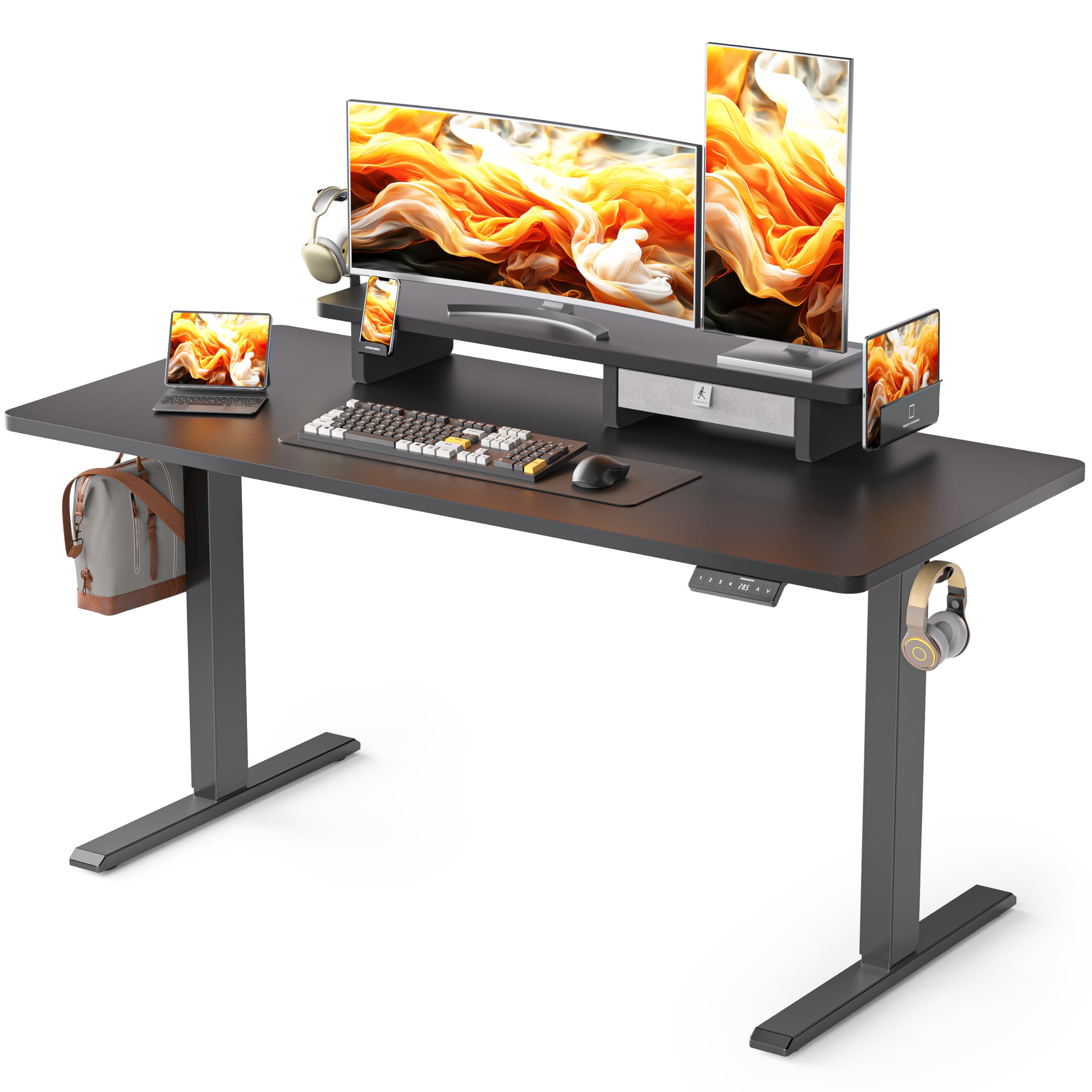 Amazon | 【WALKINGDESK 電動昇降デスク】 電動昇降 幅120-140 高さ72