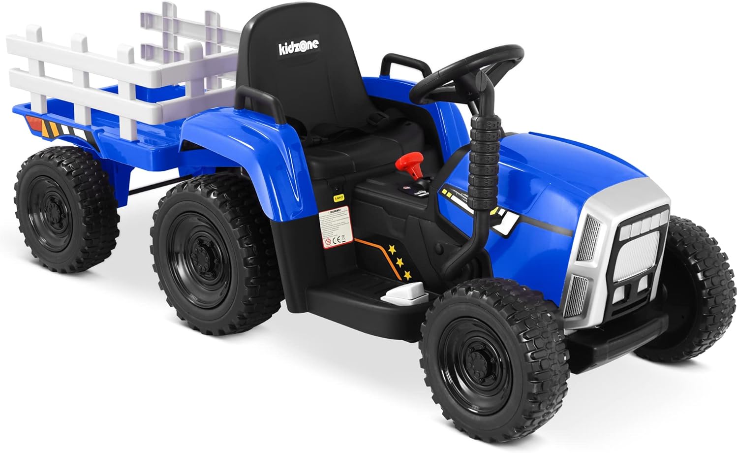 Kidzone Tractor eléctrico alimentado por batería para niños con