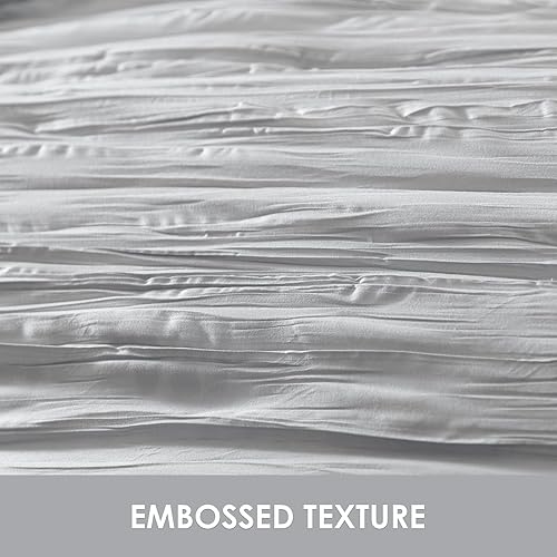 Miniatura 4 de Cleva Home - Juego de edredón en relieve, juego de edredón de 3 piezas para todas las estaciones, 1 edredón ligero y 2 fundas de almohada (tamaño