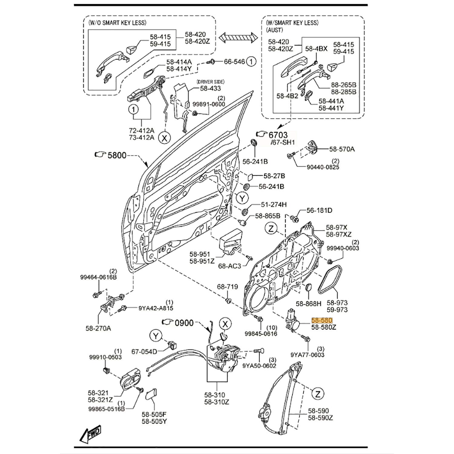 Mazda D651-58-58XB Power Window Motor : Amazon.in: Car & Motorbike