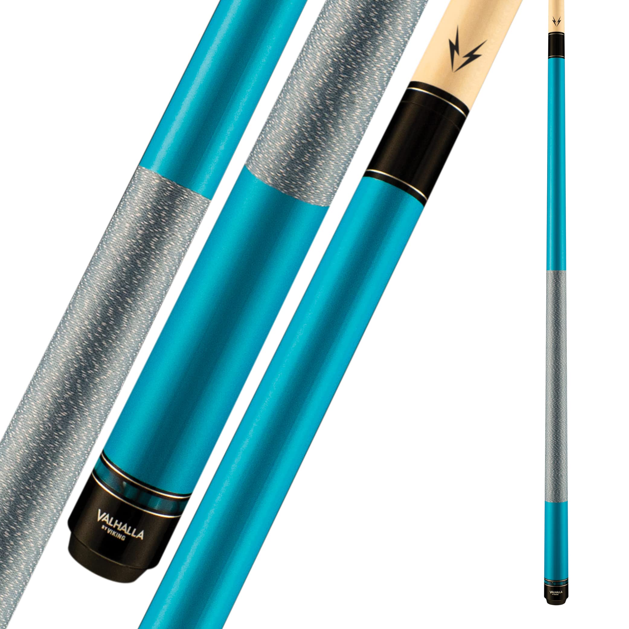 Viking Valhalla 200 Series No Wrap 2 Piece 58” Pool Cue Stick (18oz, VG023)