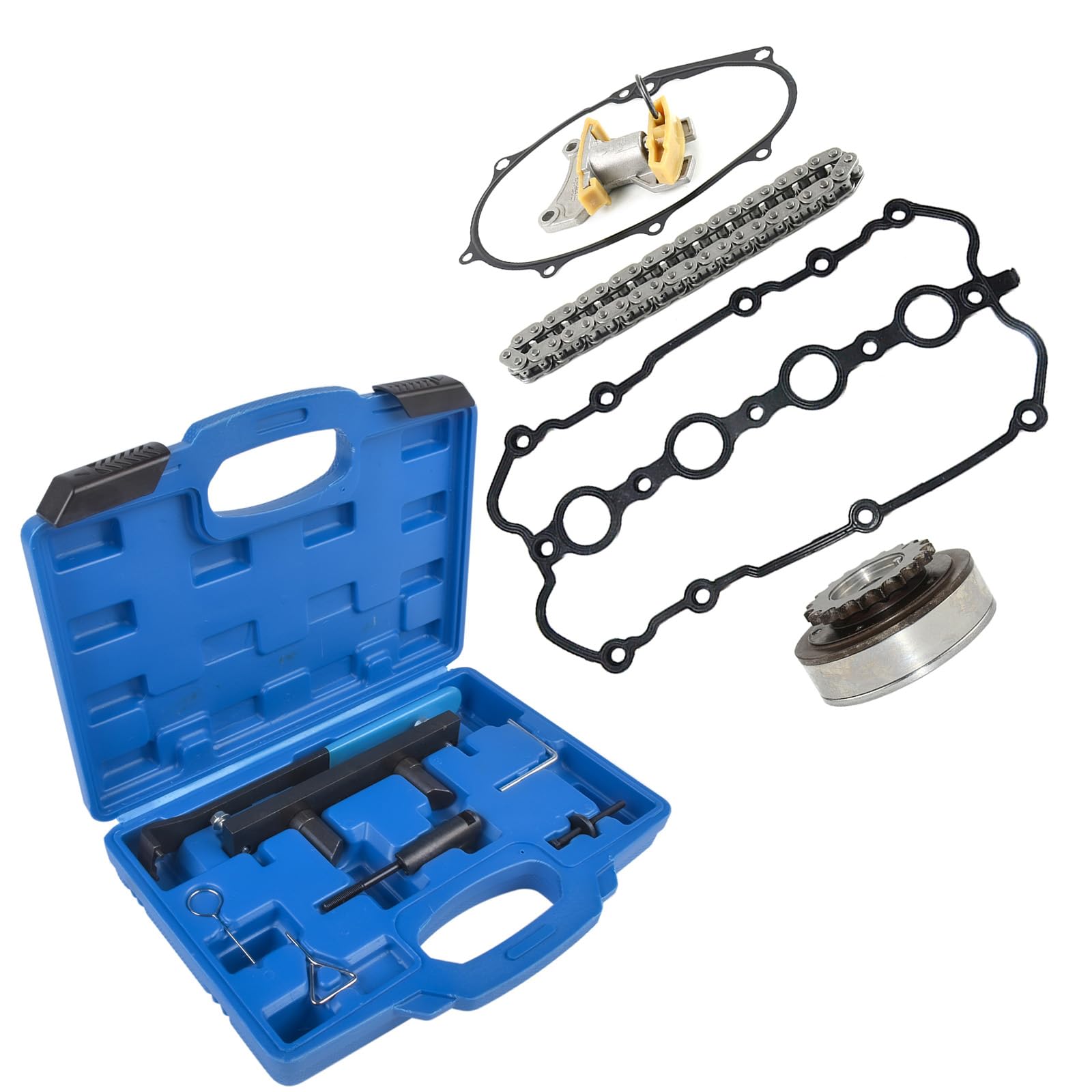 Kit de chaîne de distribution et outils spéciaux compatibles avec A3 TT Le-on To-le-do O-cta-via E-OS Tou-ran 2.0 FSI 2.0 TFSI 2.0 R AXX BWA CDL