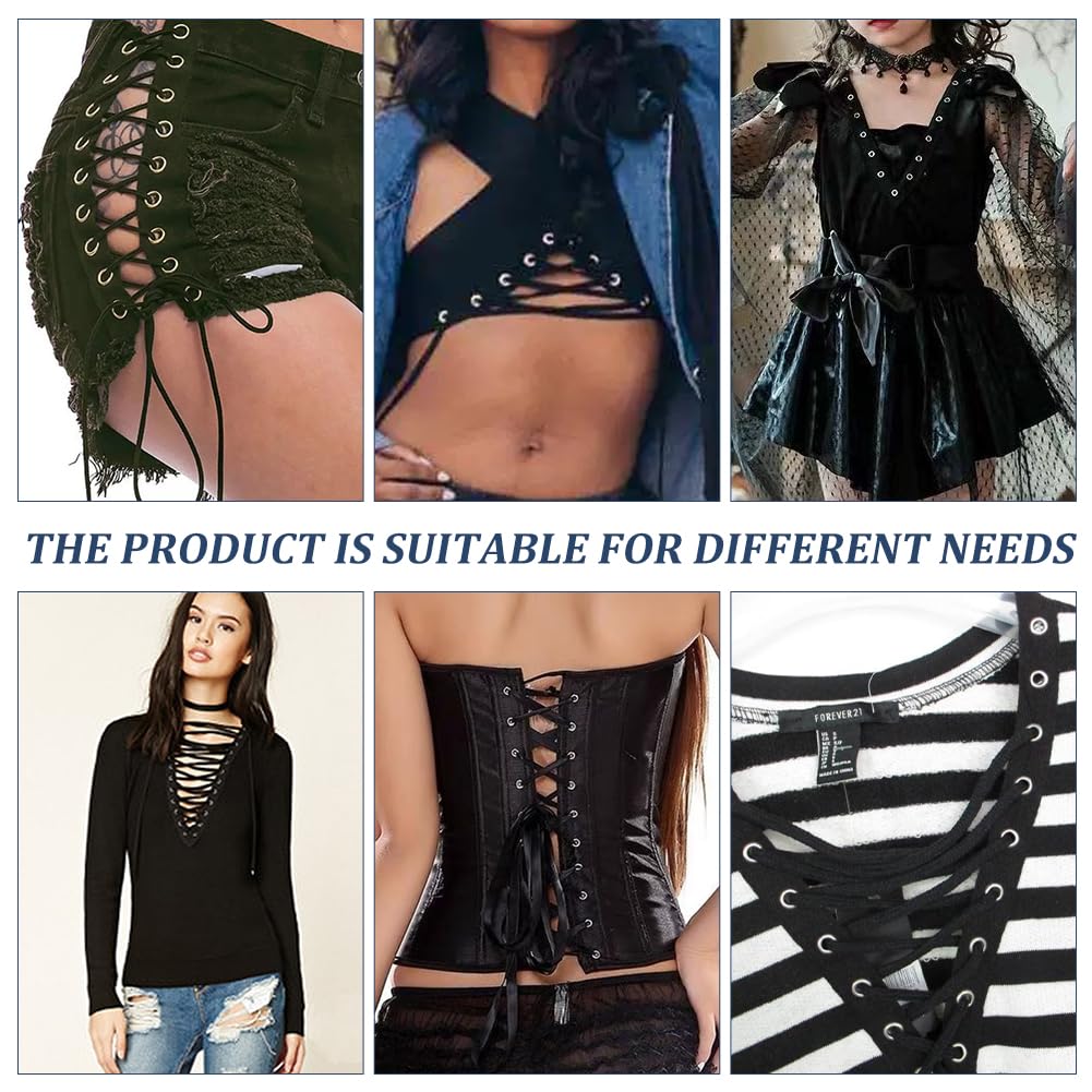 BENECREAT 5.5m 25mm Blanc Coton Oeillet Oeillet Sergé Ruban Garniture, Bande De Ruban D'Anneau D'Oeillet En Métal Doré Clair De 8 Mm Pour La Fabrication D'Artisanat De Couture