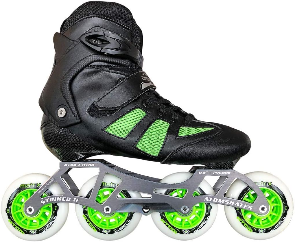 Atom Pro Fitness 4x90 Outdoor Inline Skate Package