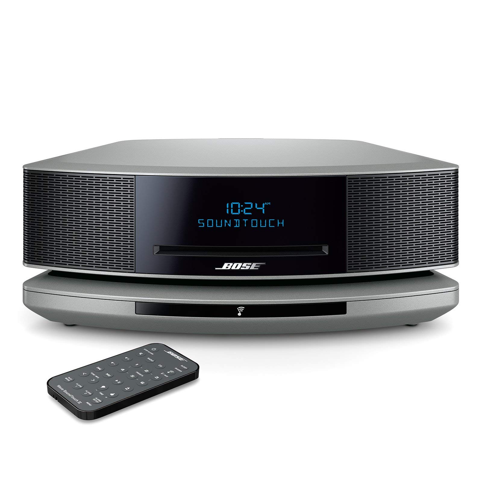Bose Wave SoundTouch Music System IV, Compatible with Alexa, Platinum Silver (738031-1310) (Renewed)