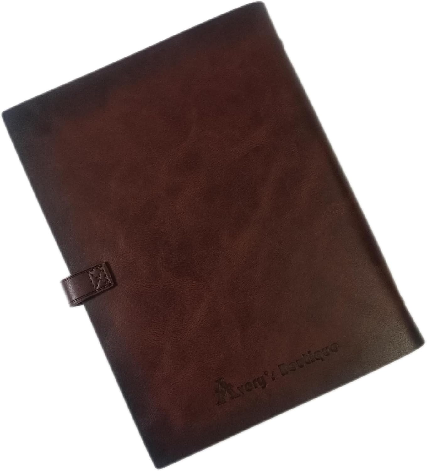 Spiral Genuine Leather Journal Writing Notebook, A5 Leather Cover Notebook for Men and Women, 6 Ring Binder Refillable Diary Notepads,Vintage Leather Business Planner, Personal Organizer (Coffe)