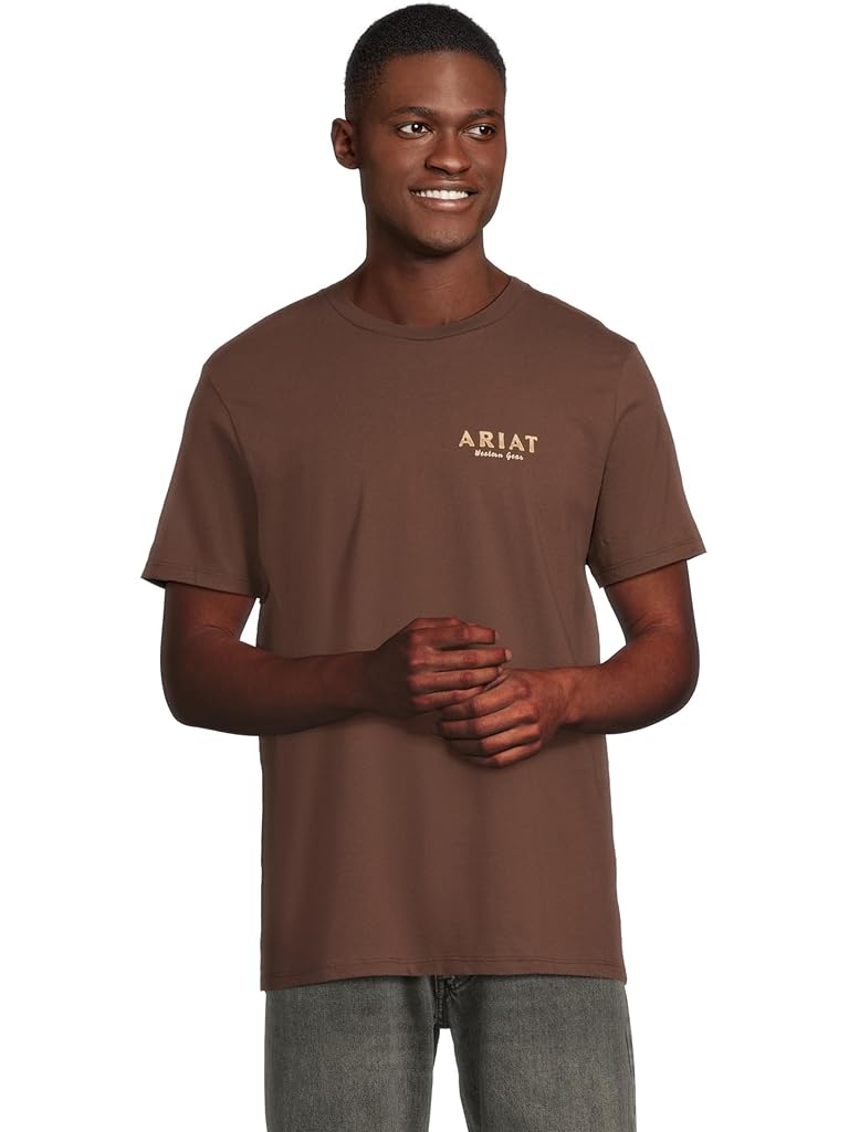 Brown Ariat Haters Club T-shirt