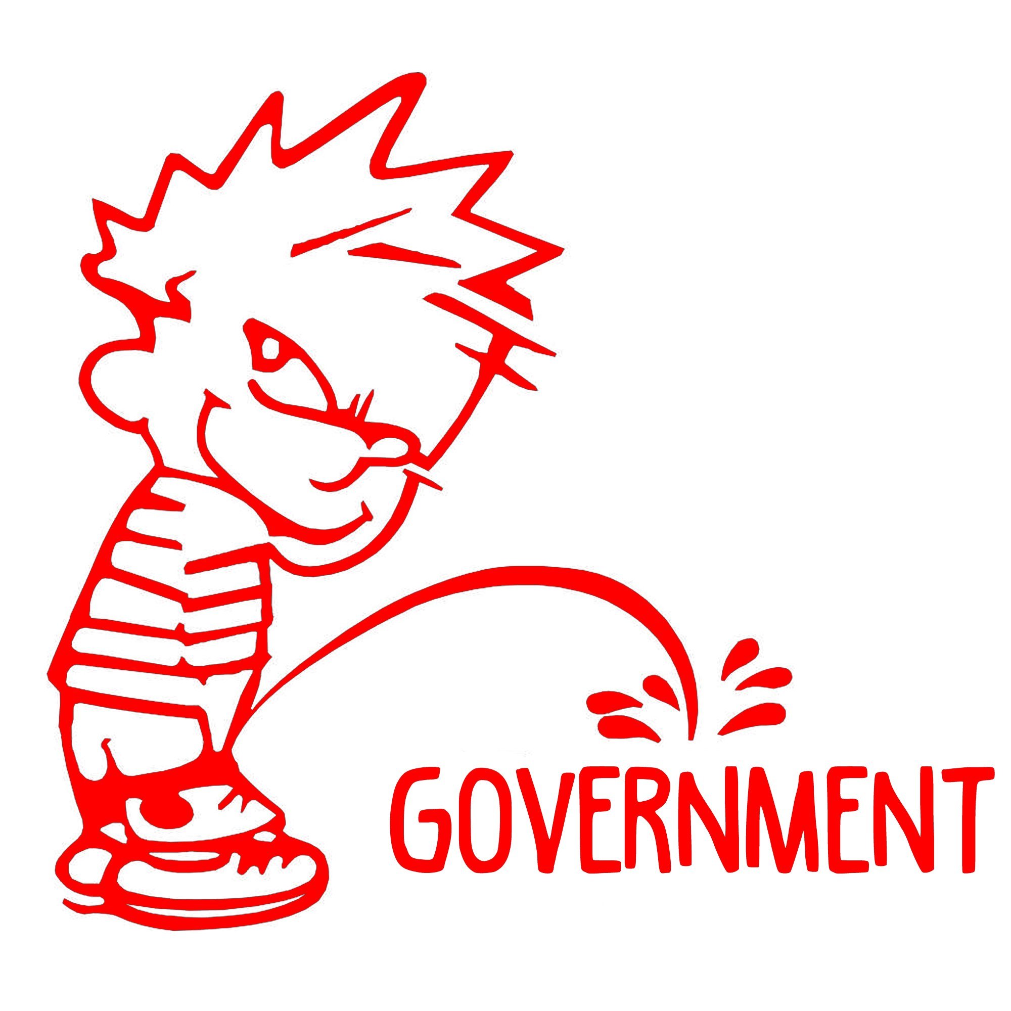 Calvin Pissing Logo