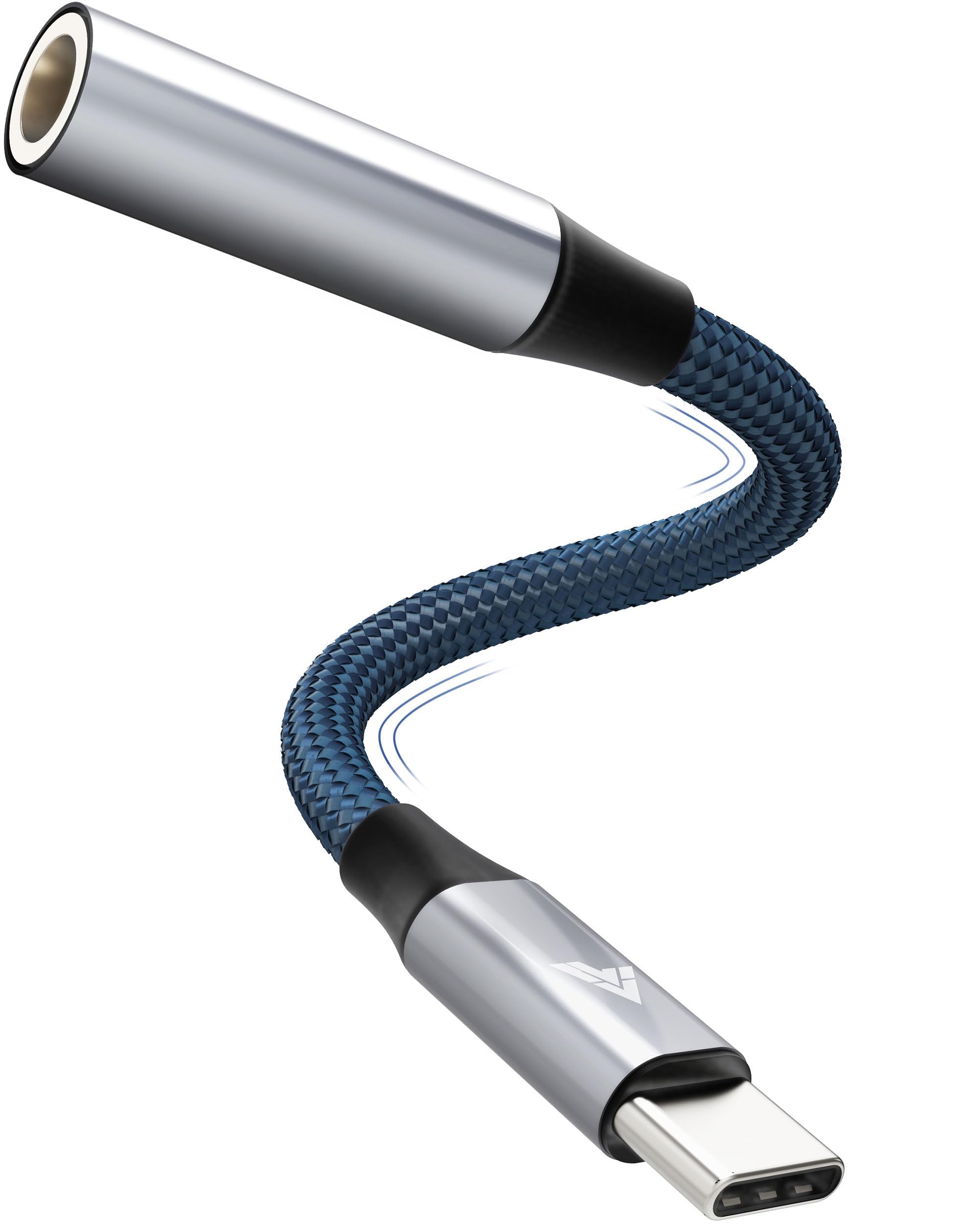 Vaku Luxos® SonicArc Type C to 3.5 mm Jack Digital Audio DAC 24bit/96KHz 3.5mm Connector Aux Cable,Headphone,Earphone USB C Converter/Adapter for Samsung, Oneplus, iPhone 16/15,Other Phone- Blue-image-31