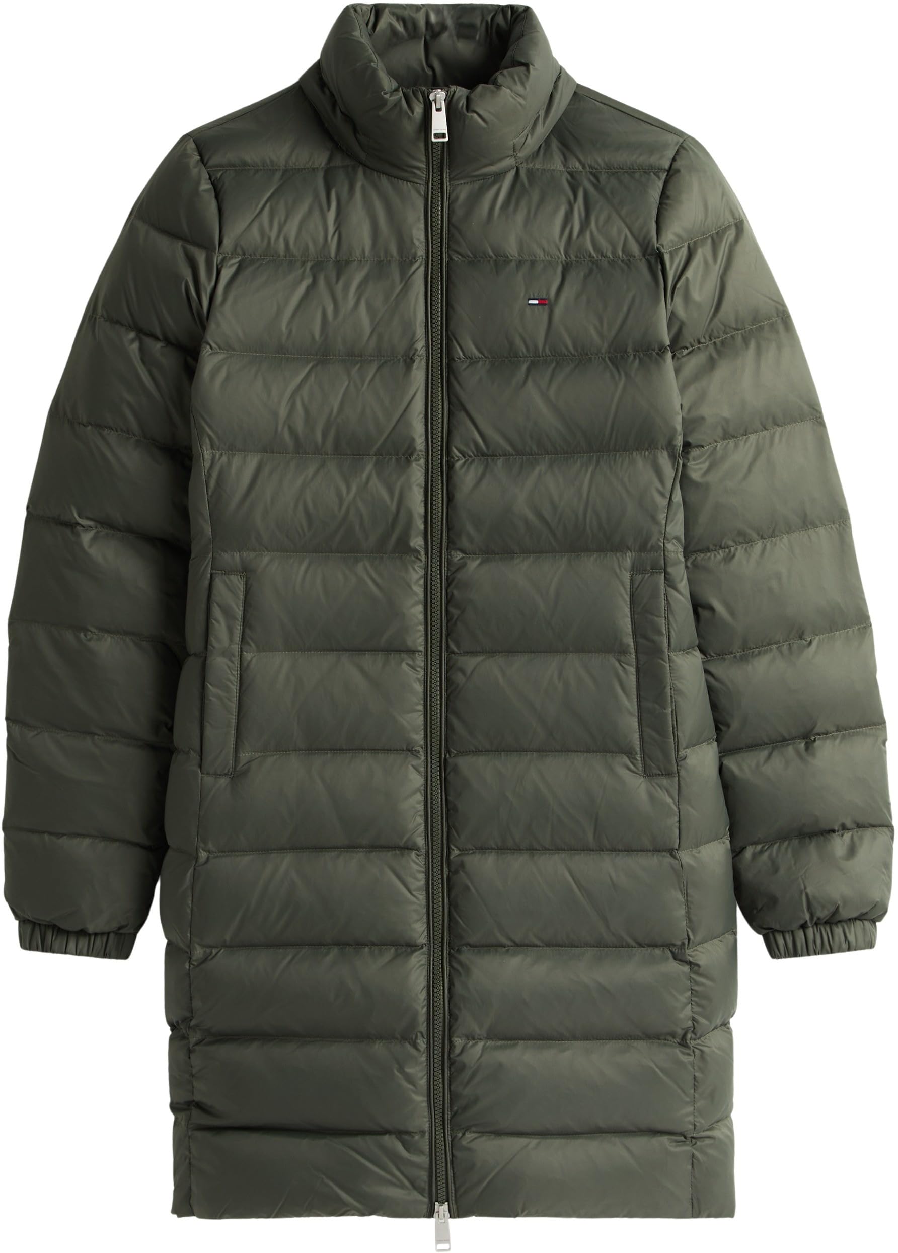 Tommy Jeans Abrigo de plumas Mujer Essential Hooded Down Coat con piel sintética