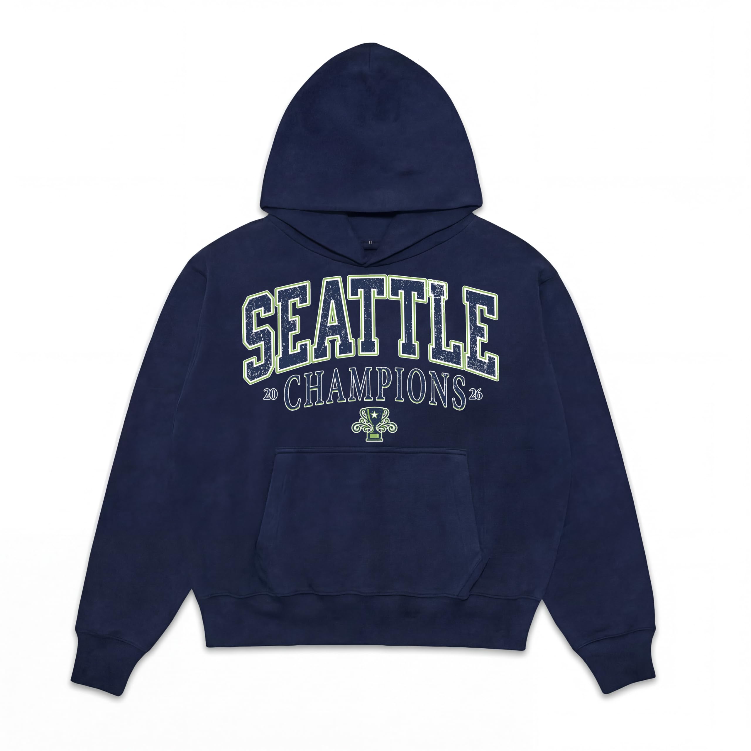 Seattle 2026 Champions Hoodie | Premium Hooded Sweatshirt for Men & Women