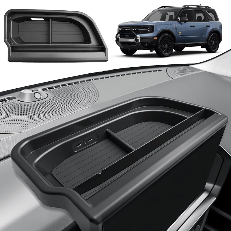 Organizador de Painel Atrás da Tela para Ford Bronco Sport 2025-2026 ECOZEN em ABS