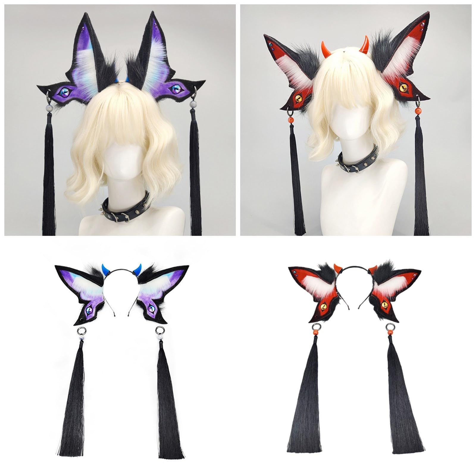 Orejas de animales de dibujos animados, accesorio de disfraz, festival, cosplay, fiesta, diadema, decoración para el pelo para fiestas y celebraciones de vacaciones, accesorios de cosplay