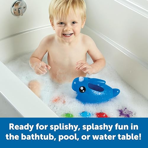 Miniatura 3 de Learning Resources Steve The Scoop & Splash Shark, 7 piezas, a partir de 18 meses, juguetes de aprendizaje para niños pequeños, juguetes para bebés,