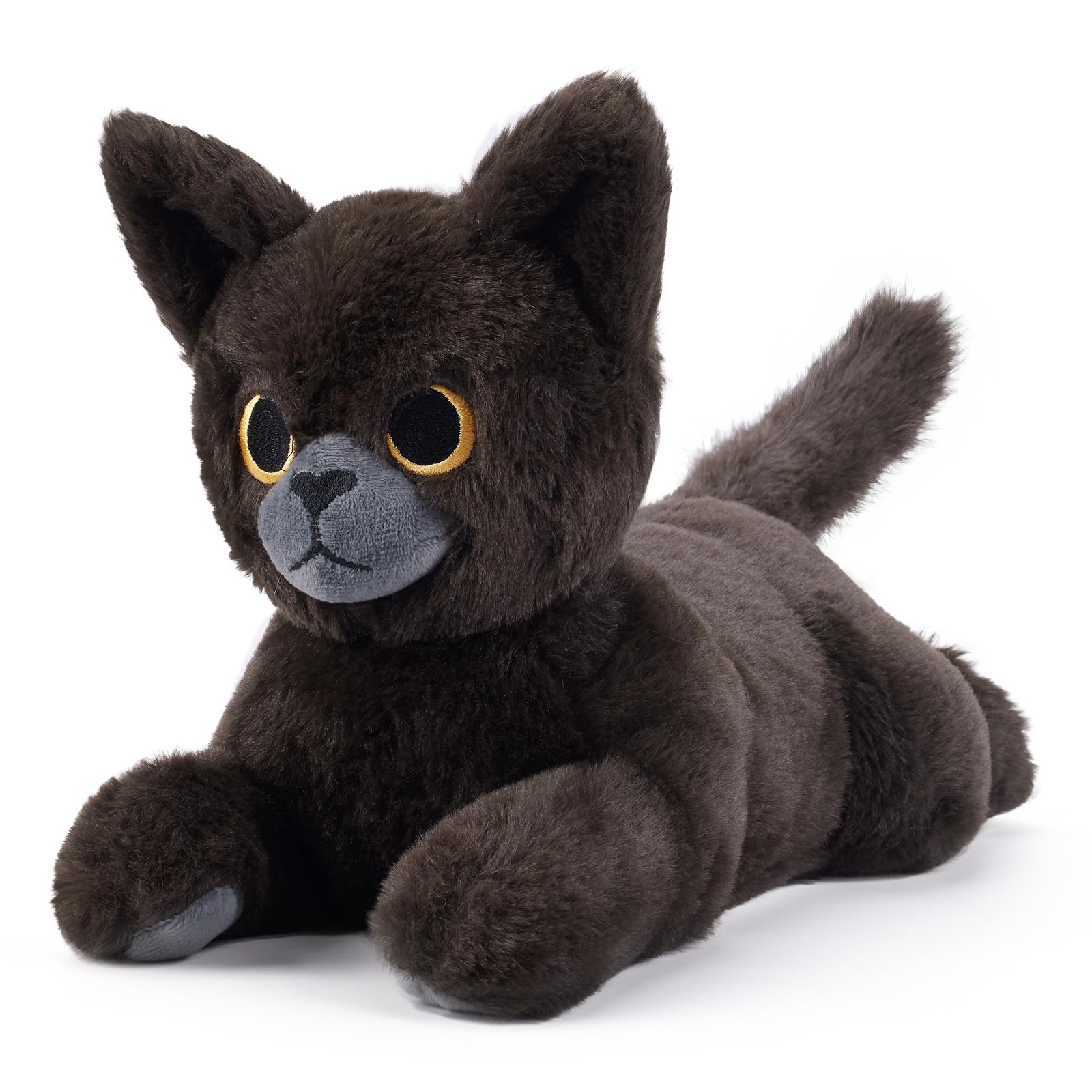 Black Cat Microwavable Weighted Stuffed Animals Heating Pad Stuffed Animal for Period Cramps Pain Relief Warm Lavender Scented
