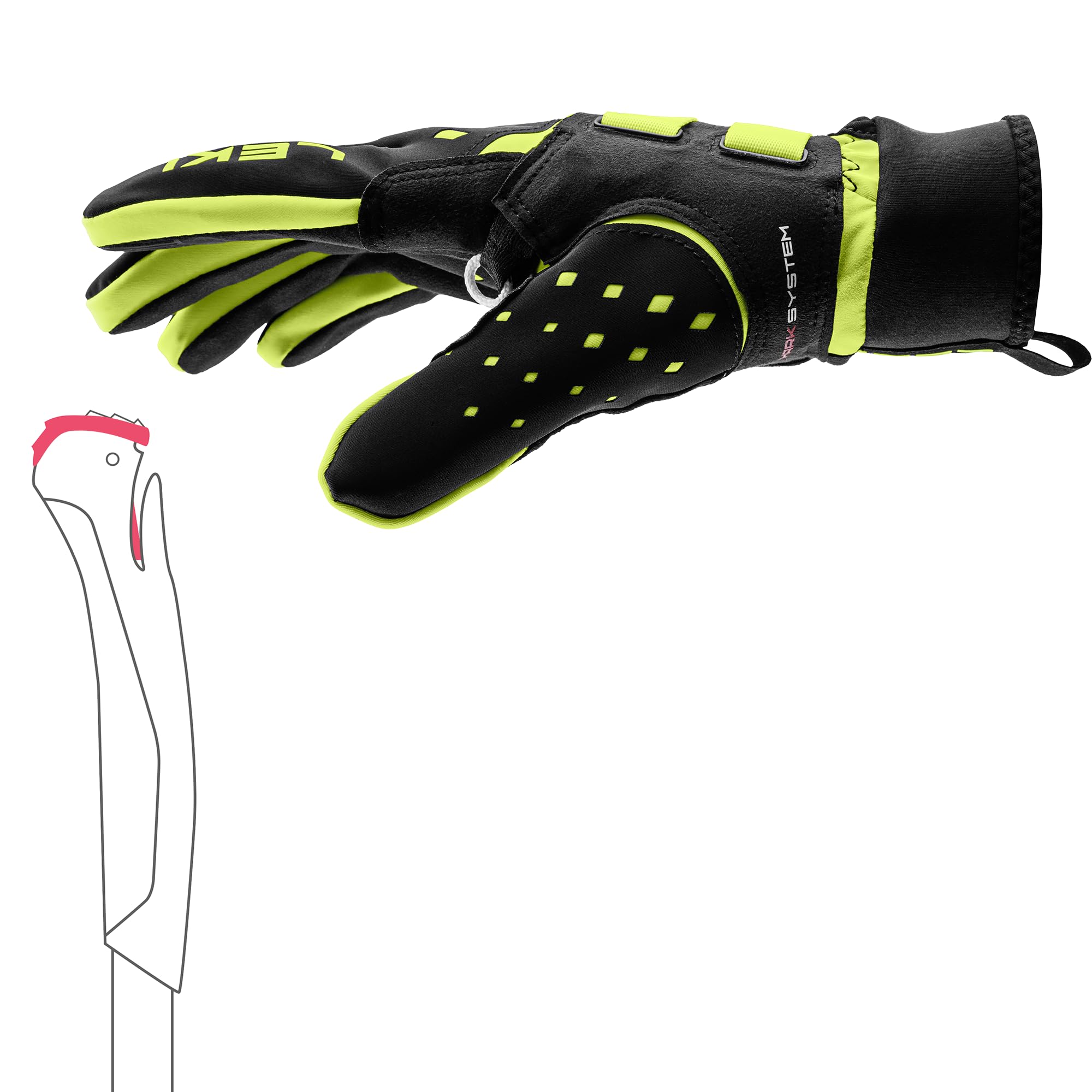 LEKI HRC Race Shark Handschuhe