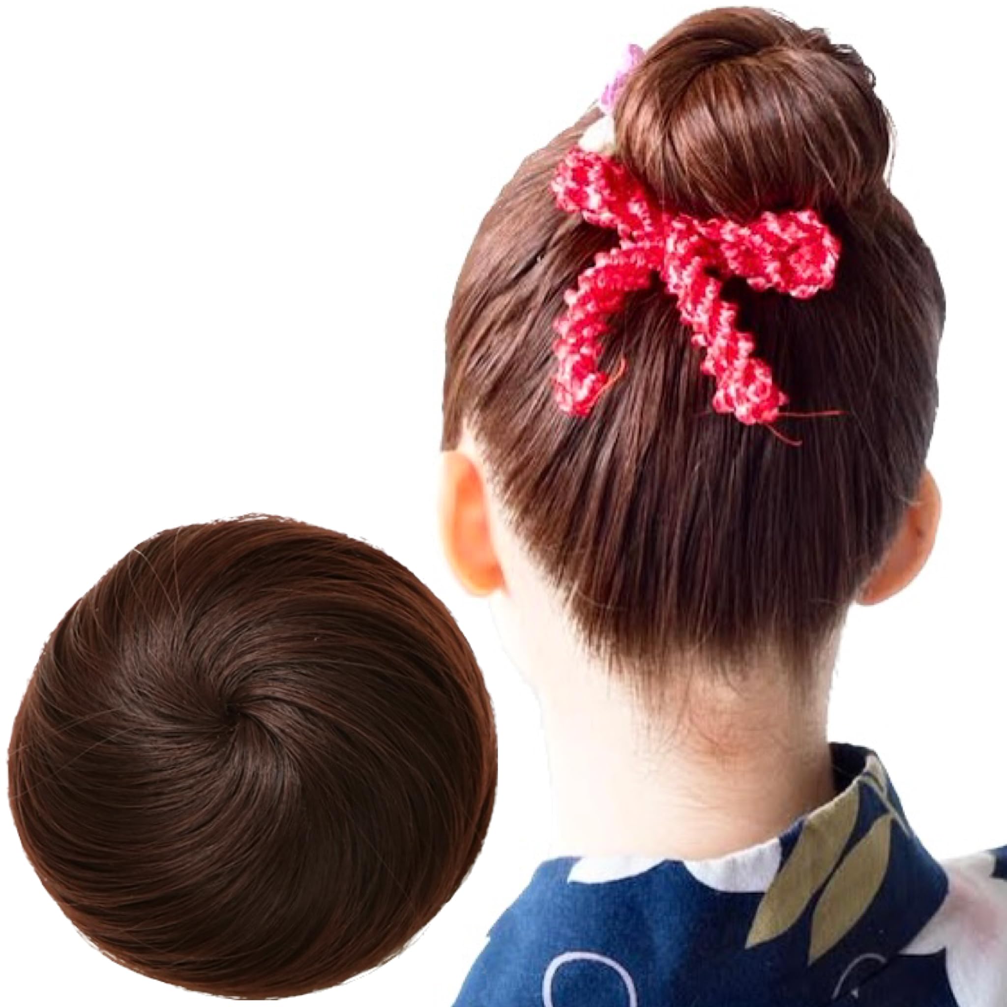 Amazon.co.jp: Luce brillare お団子ウィッグ お団子 ウィッグ 人工毛