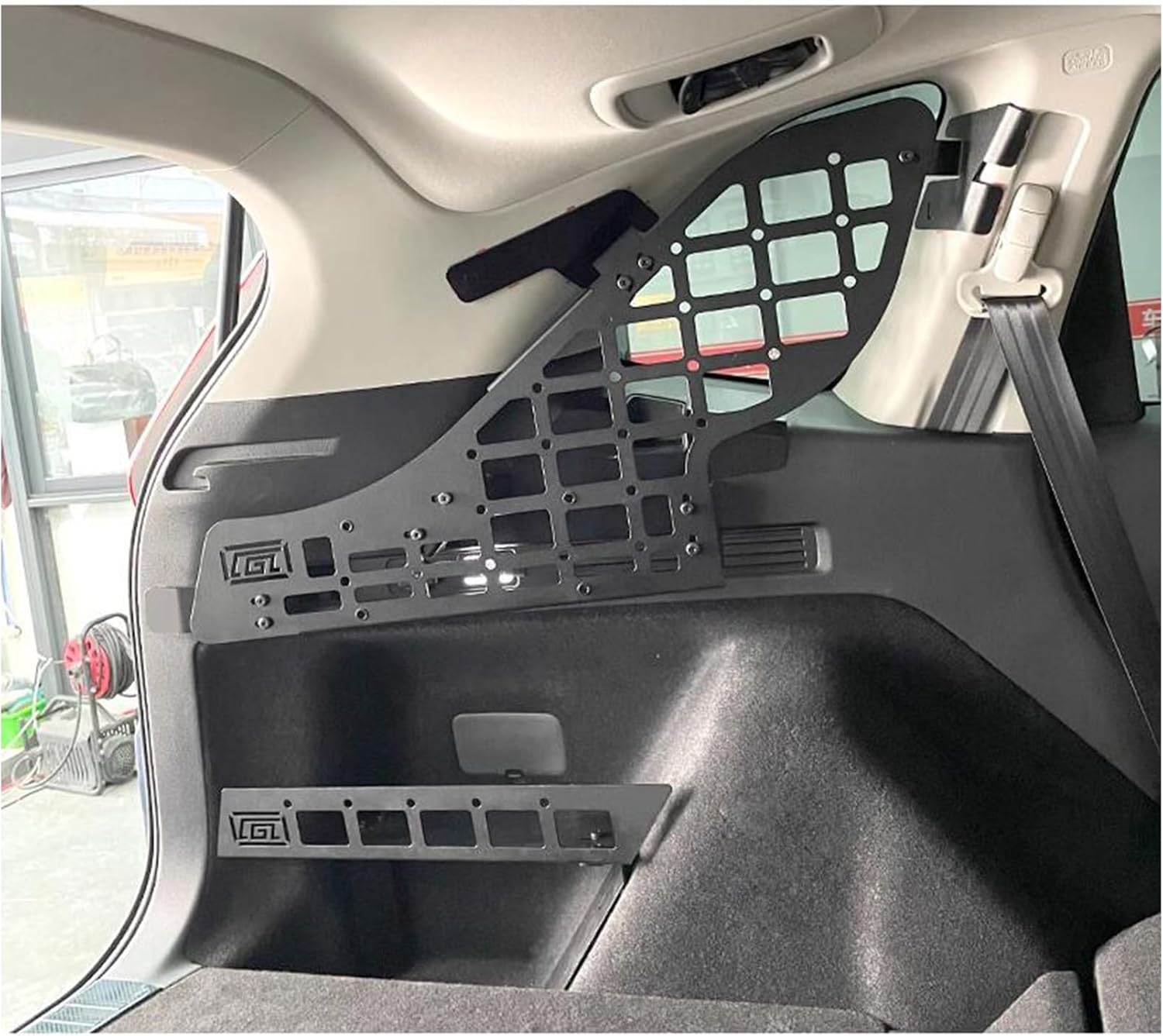 ITrims Rear Cargo Rack Basket for Honda CR-V CRV 2023 2024 2025 Car Accessories Interior Luggage Carrier Modular Storage Panel Trunk Shelf Hanging Boards Organizer Kit Aluminum Alloy (Side)