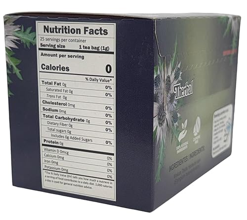 Miniatura 2 de Té de Hierba del Sapo (té de cardo mexicano) - 25 bolsas - 100% natural, vegano - Marca Therbal Premium