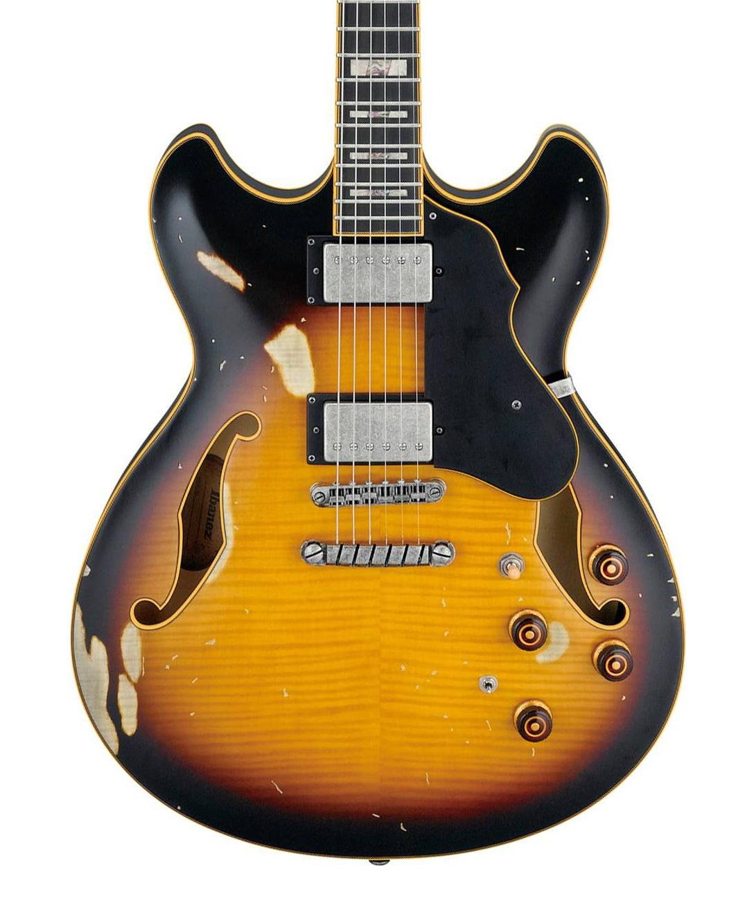 Ibanez Artstar Vintage ASV100FMD-YSL セミホロウ イエローサン 