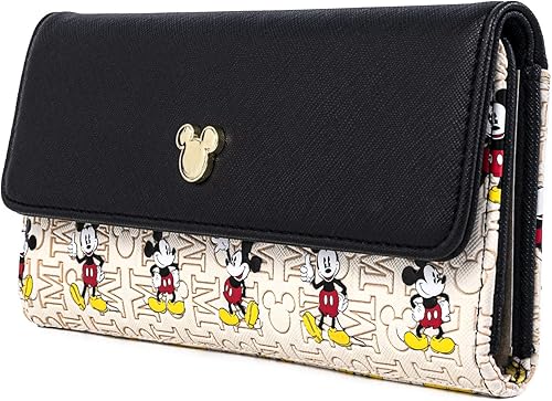 Miniatura 4 de Loungefly Disney Mickey Mouse Hardware Cartera de piel sintética